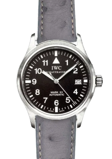 Pilot IW3253-07 with Gray Ostrich Strap
