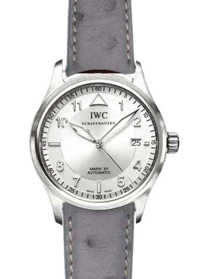 Pilot IW3253-13 with Gray Ostrich Strap