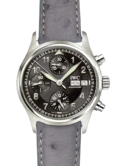 Pilot IW3706-15 con Correa de avestruz gris
