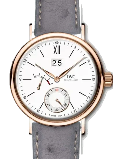 Portofino IW5161-03 con Correa de avestruz gris