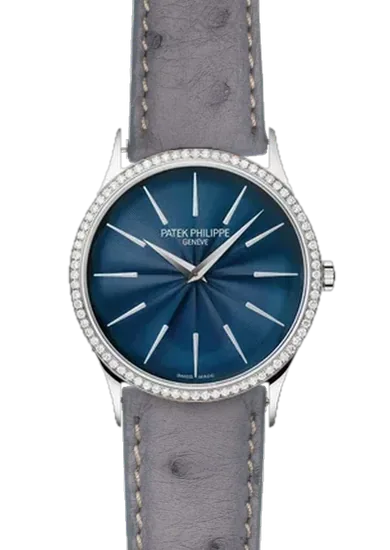 Calatrava 4997/200G-001 avec Bracelet en autruche grise