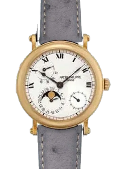 Calatrava 5054J avec Bracelet en autruche grise