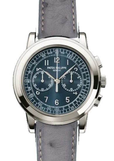 Complications 5070P-001 avec Bracelet en autruche grise