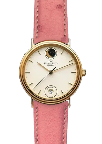 Portofino IW3550-01 con Correa de avestruz rosa