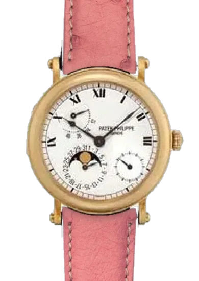 Calatrava 5054J avec Bracelet Autruche Rose