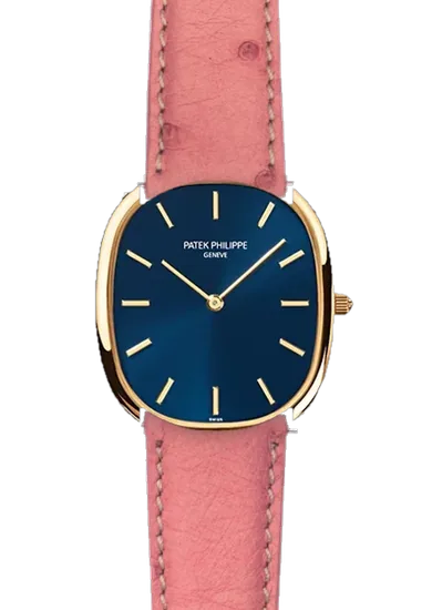 Golden Ellipse 3738/100J-012 avec Bracelet Autruche Rose