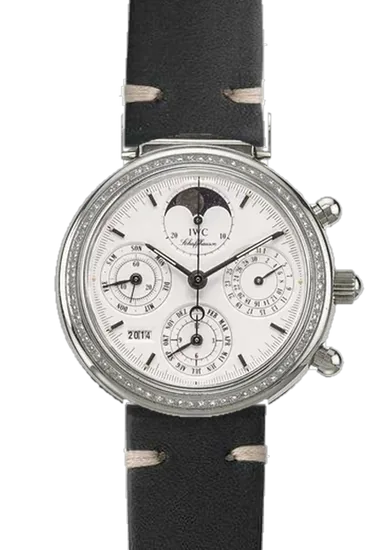 Da Vinci IW9253-12 con Cinturino Vintage in Pelle di Vitello Nero