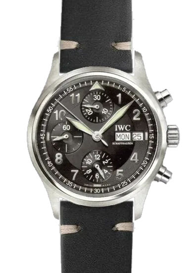Pilot IW3706-15 con Correa Vintage en Piel de Becerro Negro