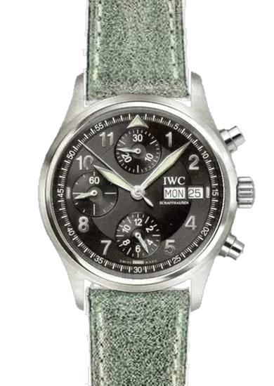 Pilot IW3706-15 con Correa vintage de piel de becerro gris