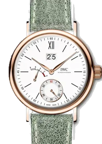 Portofino IW5161-03 con Correa vintage de piel de becerro gris