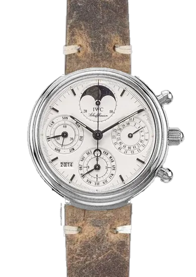 Da Vinci IW9252-08 con Cinturino Vitello Vintage Marrone — Patina Naturale