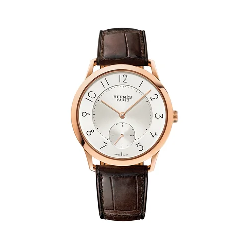 Slim d'Hermès GM Rose Gold / Silver
