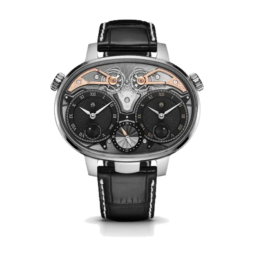 Armin Strom Masterpieces Dual Time Resonance Manufacture Edition Titanium, 24 mm lug width