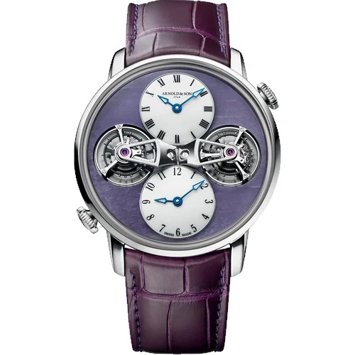 Arnold & Son World Time Double Tourbillon White Gold 1DTAW-Z06A-C289W, 18 mm lug width