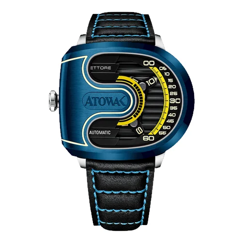 Atowak ETTORE ATOWAK-ETTORE-DRIFT-4-ARM-WANDERING-HOUR-NAVY-BLUE-WATCHES