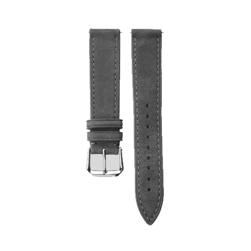 Bravur Grey Grey nubuck strap — Uhr