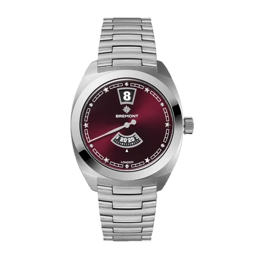 Bremont Terra TERRA-NOVA-35MM-JUMPING-HOUR-BURGUNDY-BRACELET — montre
