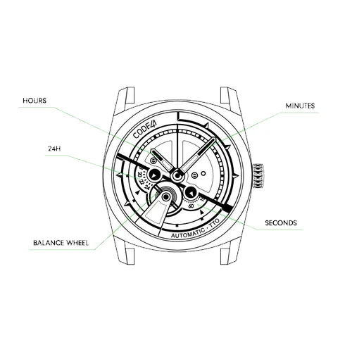 CODE41 ANOMALY-01 ANOMALY-01 Mechanical watch - User guide — montre