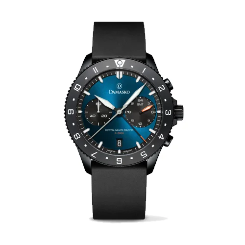 Damasko DC89 DC89-black-Blau, 22 mm lug width