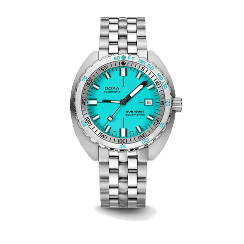Doxa SUB 1500T Sub 1500T Aquamarine, 21 mm lug width