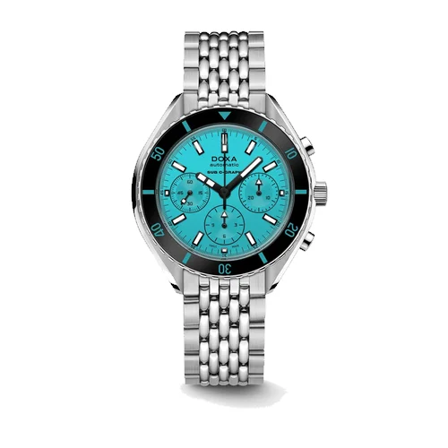 Doxa SUB 200 Sub 200 C-Graph II Aquamarine, 20 mm lug width