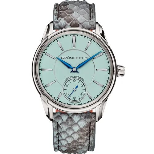 Grönefeld Principia Gronefeld 1941 Principia Automatic Turquoise Dial
