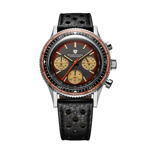 Nivada Grenchen Chronoking CHRONOKING-RACING-BLACK-AMBER — orologio