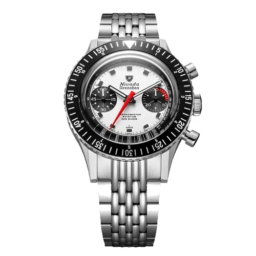 Nivada Grenchen Panda CHRONOMASTER-PANDA-41MM — orologio