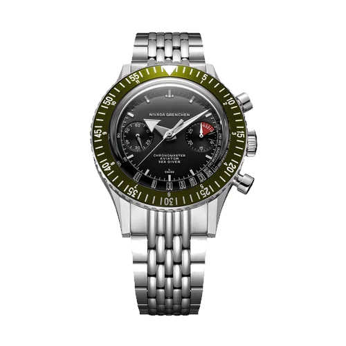 Nivada Grenchen White WHITE-BROAD-ARROW-INTERBEZEL-38MM — watch