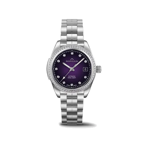 Norqain Adventure Adventure Purple Gradient Diamond Bezel — Uhr