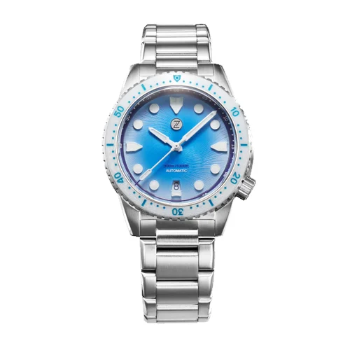 Zelos Mako 300m Diver Mako 300m Diver Lagoon Blue