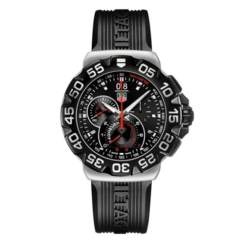 Formula 1 Quartz Chronograph Big Date 44 Stainless Steel / Black / Rubber — reloj