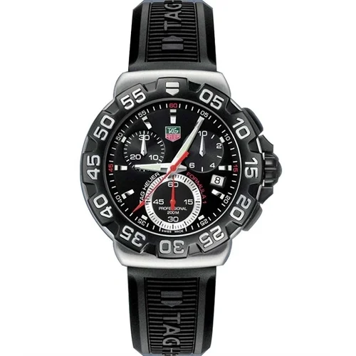 Formula 1 Quartz Chronograph 41 Stainless Steel / Black / Rubber — reloj