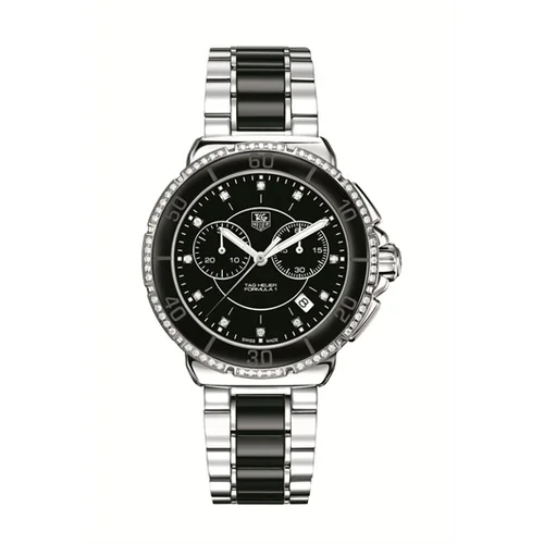 Formula 1 Chronograph Quartz 41 Stainless Steel / Diamond / Black / Bracelet — reloj