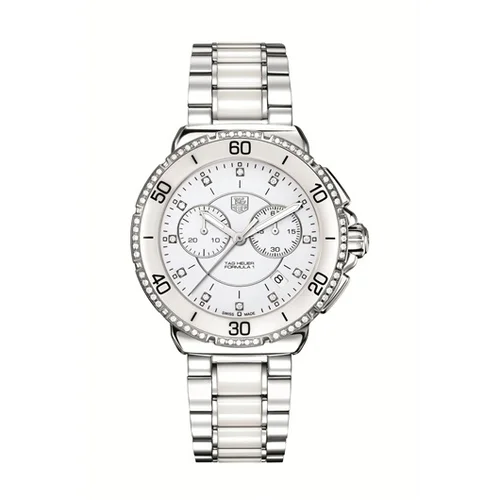 Formula 1 Chronograph Quartz 41 Stainless Steel / Diamond / White / Bracelet — reloj