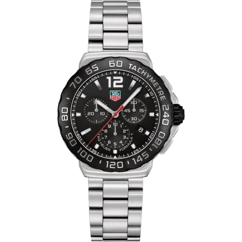 Formula 1 Quartz Chronograph 42 Stainless Steel / Black / Bracelet — reloj