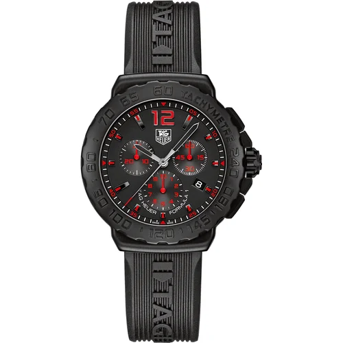 Formula 1 Quartz Chronograph 42 PVD / Black / Rubber — Uhr