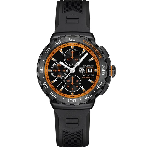 Formula 1 Calibre 16 44 Titanium PVD / Black / Rubber — Uhr