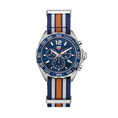 Formula 1 Chronograph Quartz 43 Stainless Steel / Blue / Bracelet — reloj