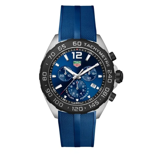 Formula 1 Chronograph Quartz 43 Stainless Steel / Blue / Rubber — reloj