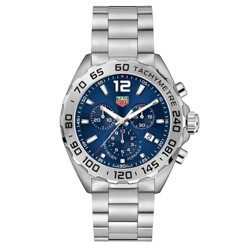 Formula 1 Chronograph Quartz 43 Stainless Steel / Blue / Bracelet — reloj