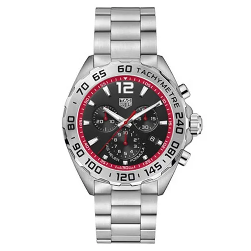 Formula 1 Chronograph Quartz Stainless Steel / Racing Red / Bracelet — watch