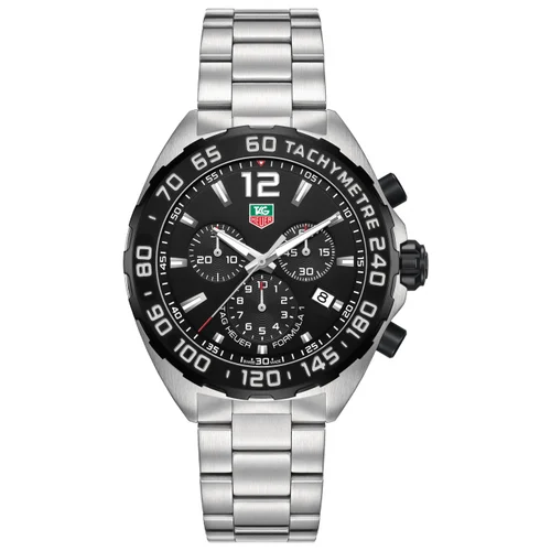 Formula 1 Chronograph Quartz 42 Stainless Steel / Black / Bracelet — reloj