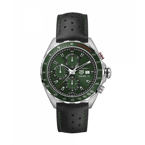 Formula 1 Calibre 16 44 Stainless Steel / Green / Calf — orologio