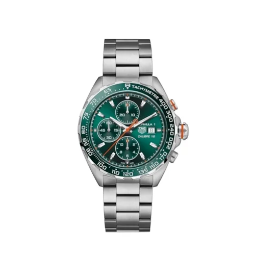 Formula 1 Calibre 16 44 Stainless Steel / Green / Bracelet — reloj