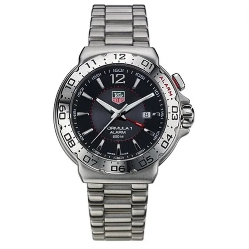Formula 1 Quartz Alarm 41 Stainless Steel / Black / Bracelet — reloj