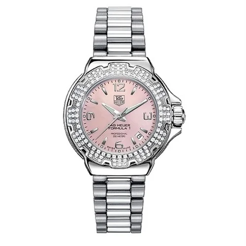 Formula 1 Quartz 37 Stainless Steel / Diamond / MOP / Bracelet — reloj