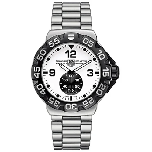 Formula 1 Big Date 44 Stainless Steel / White / Bracelet — reloj