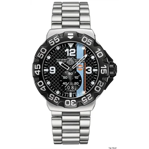 Formula 1 Big Date 44 Stainless Steel / Gulf / Bracelet — reloj
