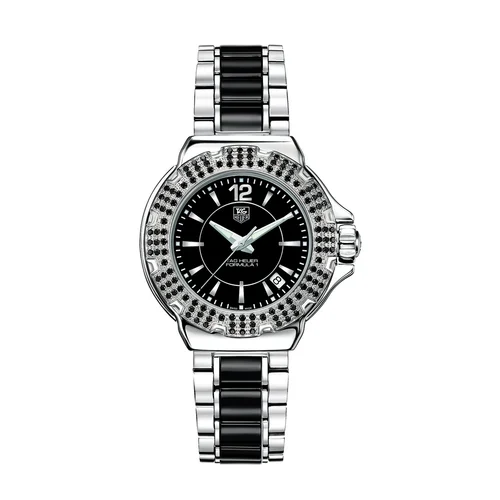 Formula 1 Quartz 37 Stainless Steel / Ruby / Black / Bracelet — reloj